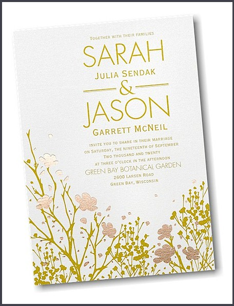 Botanical Garden Wedding Invitation