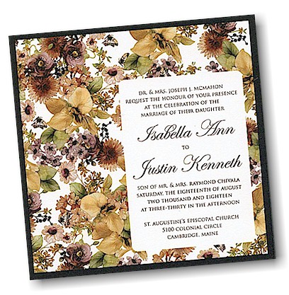 Bouquet Beauty Wedding Invitation
