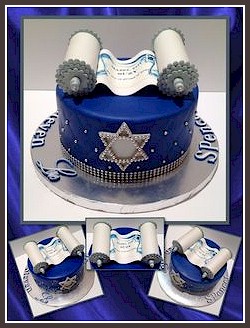 Denim and Diamonds Cake
