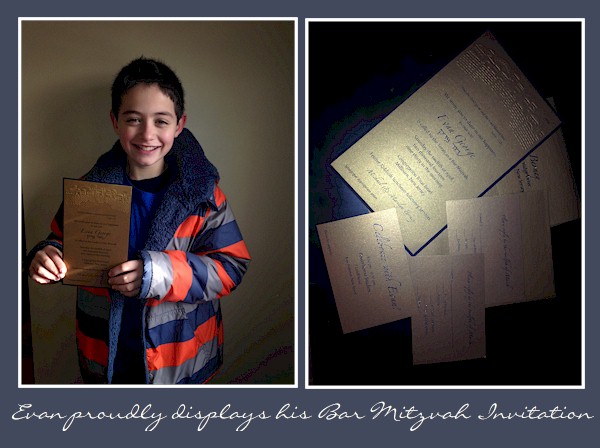 Evans Bar Mitzvah Invitation