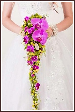 Cascading Wedding Bouquet