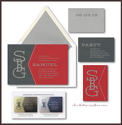 Fulcrum Bar Mitzvah Invitation