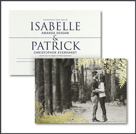 Get the Look Fern Wedding Invitation