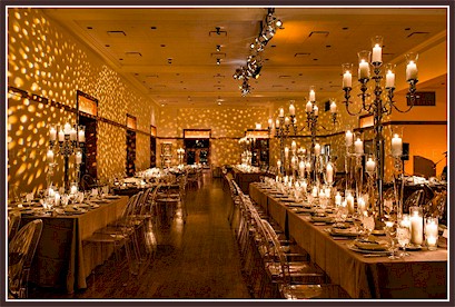 Golden Wedding Chandeliers