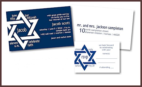 Jacob Scott Bar Mitzvah Invitation
