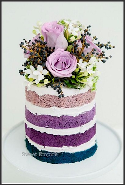 Naked Wedding Cake