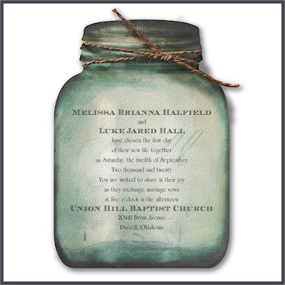 Rustic Inspiration Wedding Invitation
