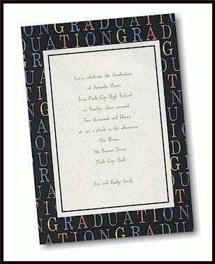 Senior Celebration Graduation Party Invitation