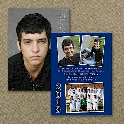 Lots of Shots Photo Graduation Invitation