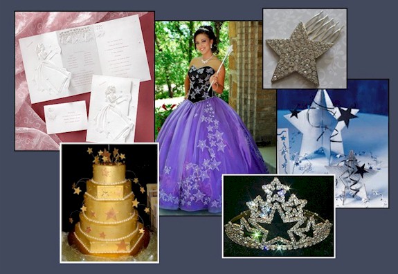 star themed quinceanera